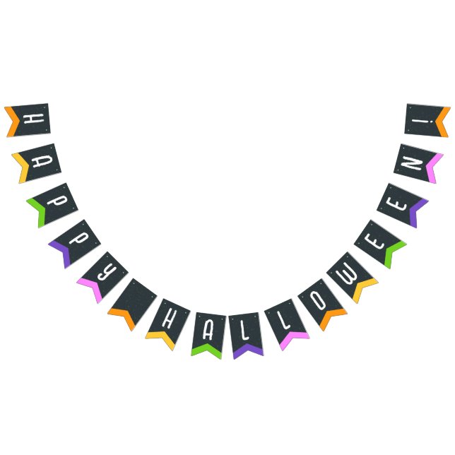 Happy Halloween Bunting Flags Vimplar (Alla)