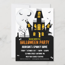 Happy halloween Bus eller godis Haunted House