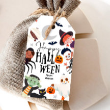 Happy halloween Bus eller godis Kids Ghost Birthda