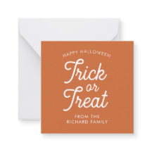 Happy halloween Bus eller godis Personlig