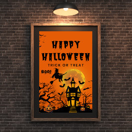 Happy halloween Bus eller godis Poster
