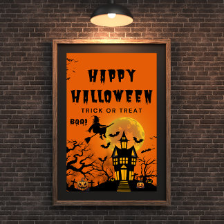 Happy halloween Bus eller godis Poster