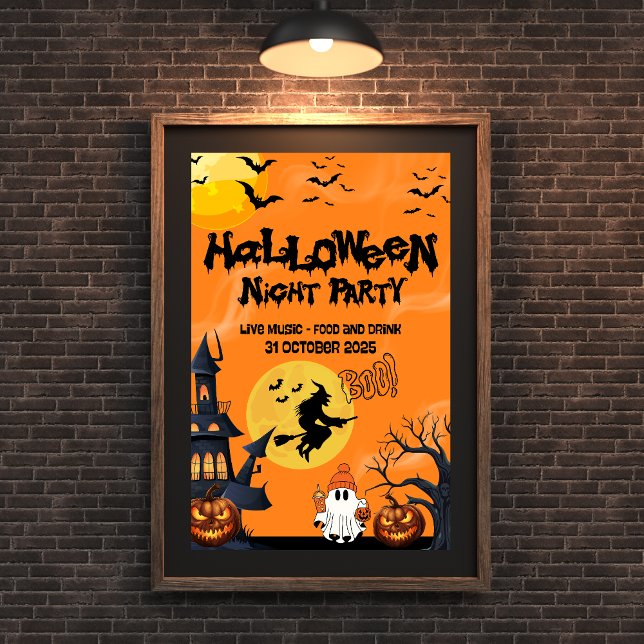 Happy halloween Bus eller godis Poster (Skapare uppladdad)