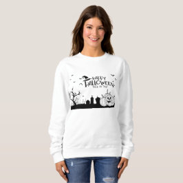 happy halloween bus eller godis t shirt