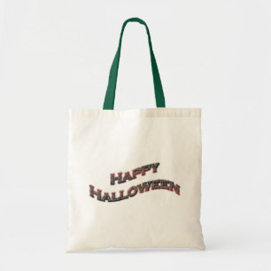 Happy halloween Bus eller godis Tote Bag Tygkasse