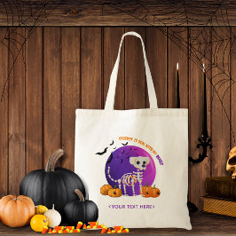 Happy halloween Bus eller godis ToteCandy Bag Tygkasse