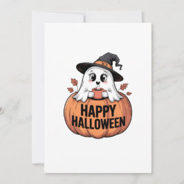 Happy halloween Caffeine Ghost Inbjudningar