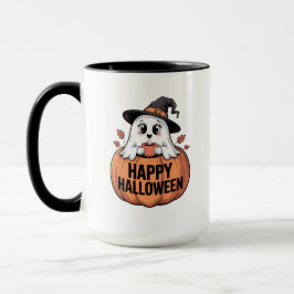 Happy halloween Caffeine Ghost Mugg