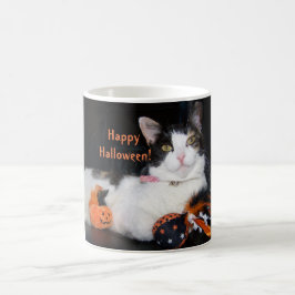 Happy halloween Calico Cat Kaffemugg