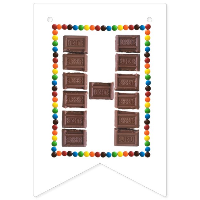 Happy halloween Candy Bunting Banner - personalise Vimplar (Första flaggan)