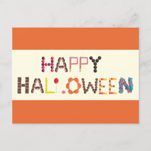 Happy halloween Candy - Cute för barn Vykort