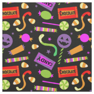 Happy halloween Candy Mönster Tyg