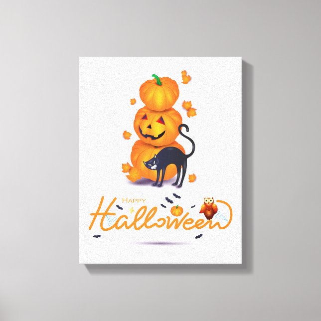 Happy halloween! canvastryck (Framsida)