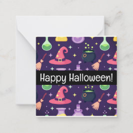 Happy halloween cards, cute, stock up! anteckningskort