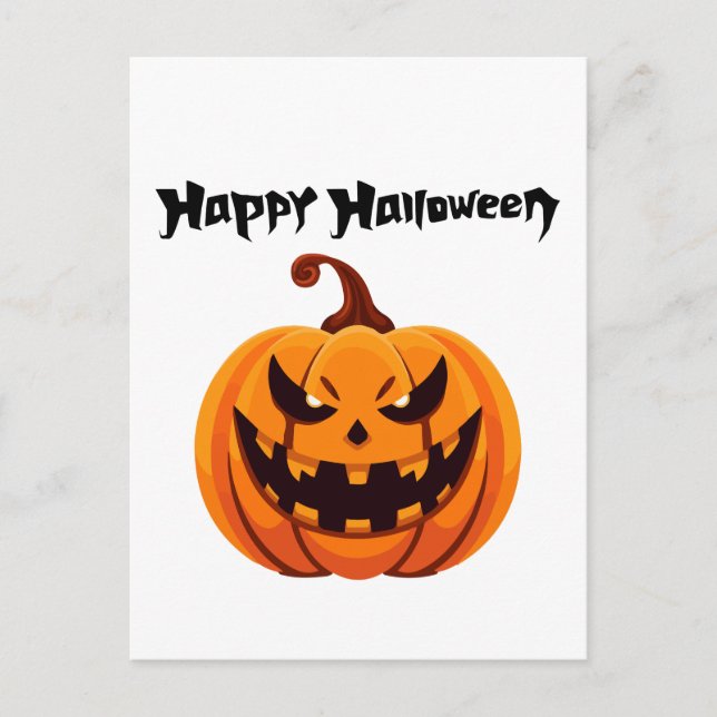 Happy Halloween Carte postale Vykort (Framsida)
