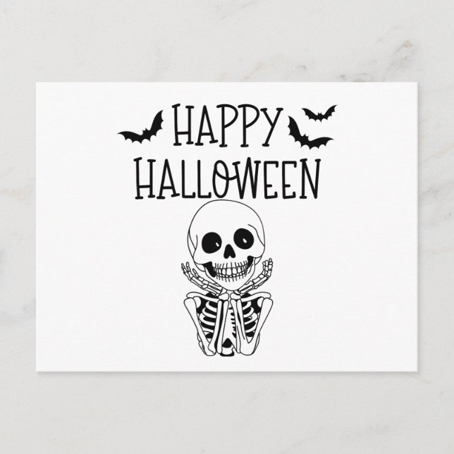 Happy Halloween Carte postale Vykort (Framsida)
