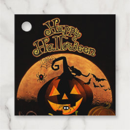 Happy halloween Carved Pumpkin Gåvor Etiketter