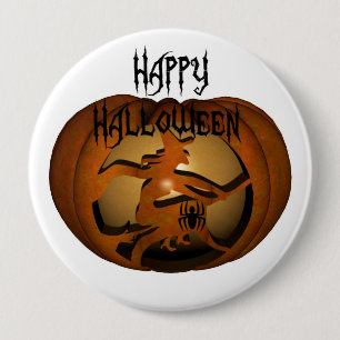 Happy halloween Carved Pumpkin Knapp