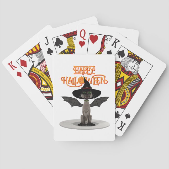 Happy halloween. casinokort (Baksidan)