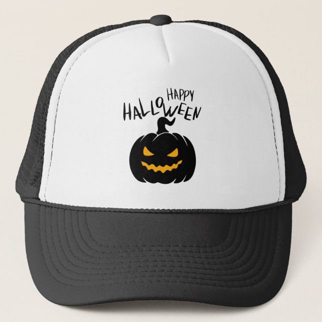 Happy Halloween casquette trucker Keps (Framsida)