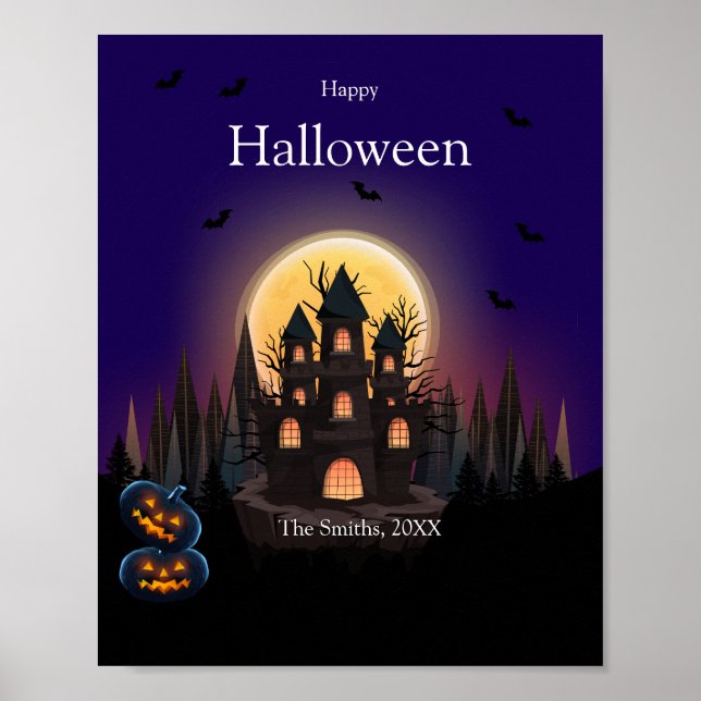 Happy halloween Castle Poster (Framsidan)