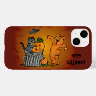 Happy halloween! Cat Fladdermus Hund och Spider