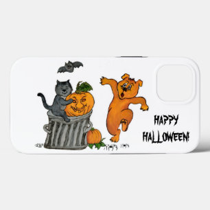 Happy halloween! Cat Fladdermus Hund och Spider