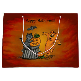 Happy halloween! Cat Fladdermus Hund och Spider