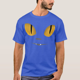 Happy halloween Cat Öga Spooky Scary Cat Ansikte T T Shirt