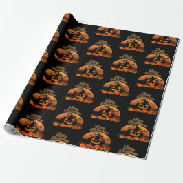 Happy halloween Cat Pumpkin Presentpapper