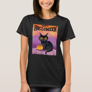 Happy halloween Cat Shirt T