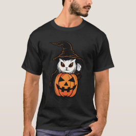 happy halloween cat t shirt