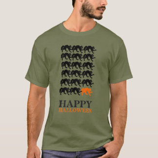 HAPPY HALLOWEEN CAT T SHIRT