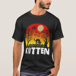 happy halloween cat t shirt