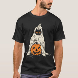 happy halloween cat t shirt