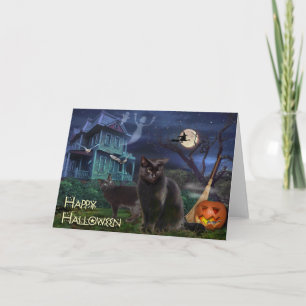 Happy halloween Cats Kort