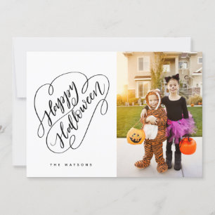 Happy halloween Chic Handletsfoto Inbjudningar