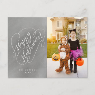 Happy halloween Chic-styrd fotopatapp Vykort