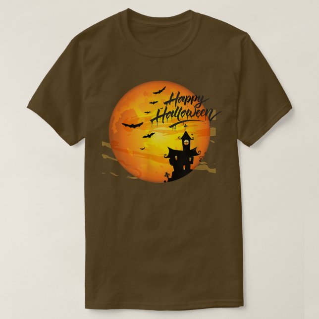Happy Halloween Christmas Design  T Shirt (Design framsida)