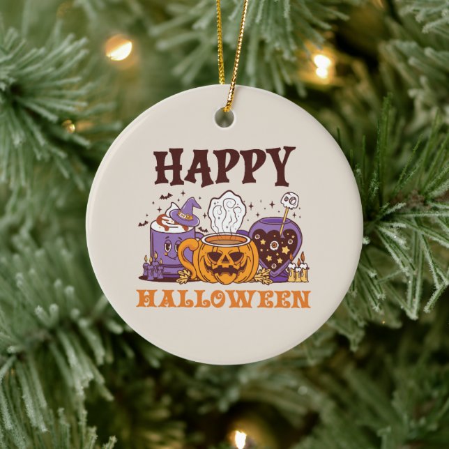 Happy halloween Coffee Brew Julgransprydnad Keramik (Träd)