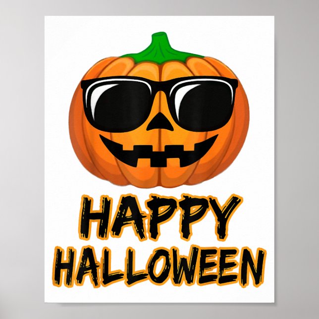 Happy halloween Costume Funny Pumpkin Poster (Framsidan)