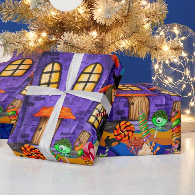 Happy halloween Costume-killar Party Firande Presentpapper (Helgdagar)