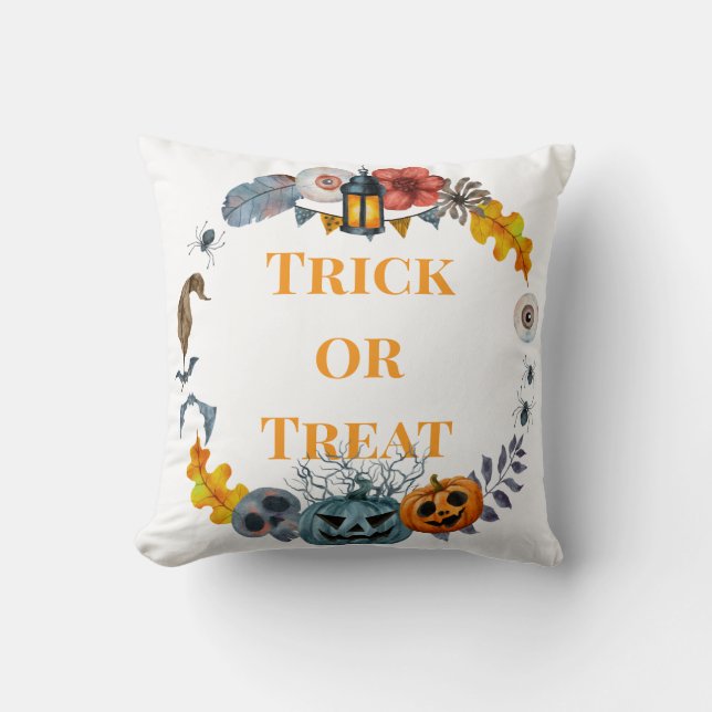 Happy halloween Costume Party Pumpkin Papper Tallr Kudde (Framsida)