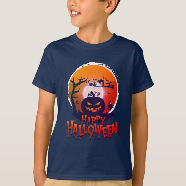 Happy halloween costume t shirt (Framsida)