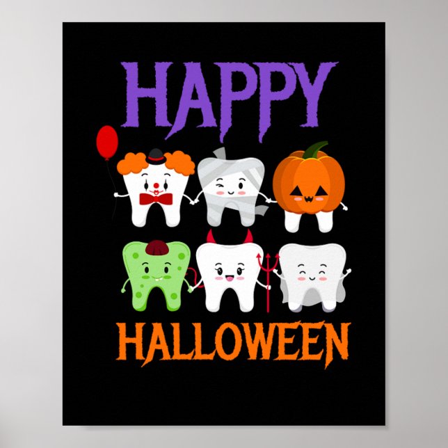 Happy halloween Costume Tooth Fairy Poster (Framsidan)
