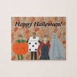 Happy halloween Costumes Abstrakt Puzzle Pussel