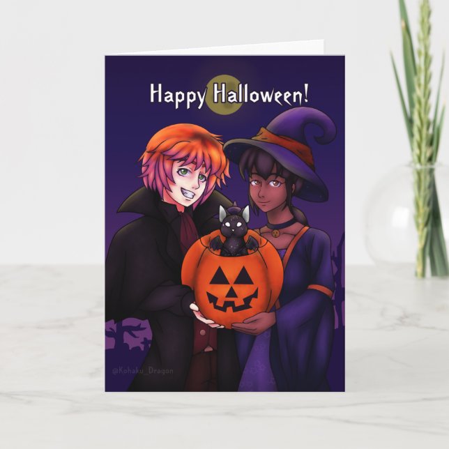 Happy Halloween Costumes Kort (Framsida)