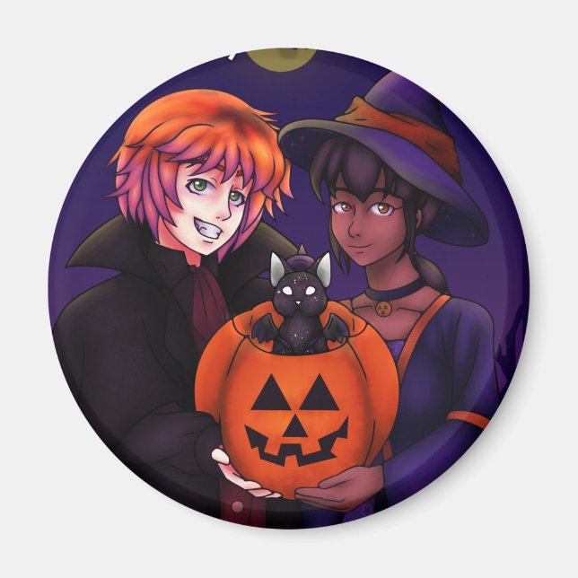 Happy halloween Costumes Magnet (Framsidan)