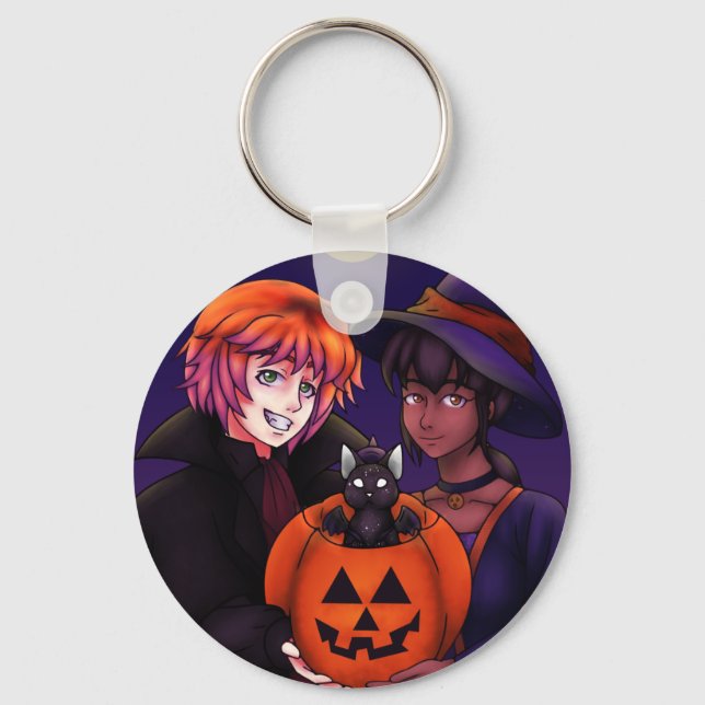Happy halloween Costumes Nyckelring (Framsida)