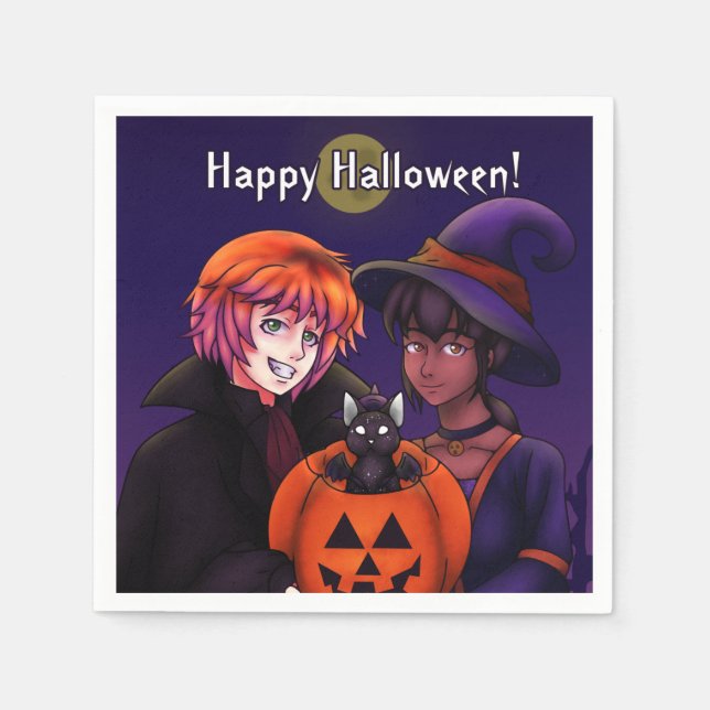 Happy halloween Costumes Pappersservett (Framsidan)